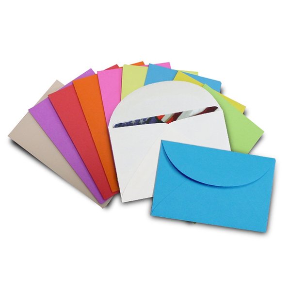 Neon Gift Card Envelopes Multipack - 100 Pack