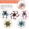 24 Pack Funny Sensory Fidget Toys,Deformable Chain DIY Robot Spinners Fingertip Stress Relief Gyro Toy Birthday Gifts Goodie Bag Easter Basket Stuffers Classroom Prizes Party Favors for Kids Adults