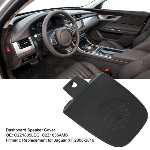 Qiilu Dashboard Top Speaker Cover, Dashboard Top Speaker Cover C2Z1835LEG OEM Standard Replacement for Jaguar XF 2008‑2016