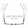 JM Reading Glasses Set of 4 Quality Spring Hinge Readers Men Women Glasses for Reading +2.5 Mix Color