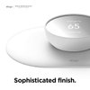 elago Wall Plate Cover Plus Compatible with Google Nest Thermostat 2020 [Snow] - Durable Polycarbonate Material, Easy Installation, Complementary Design
