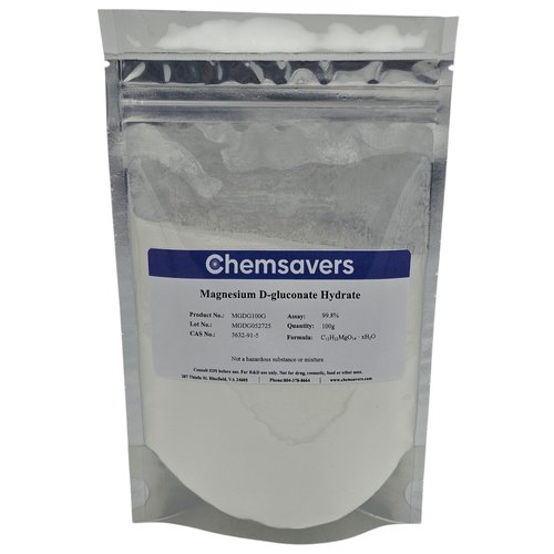 Magnesium D-gluconate Hydrate, 99.8%, 100g