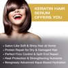 Vitamins Keratin Protein Hair Serum - Biotin Anti Frizz Control Repair Treatment with Castor Oil for Frizzy Dry Damaged Hair - Straight or Curly Hair Products - Heat Protectant for Shine and Gloss