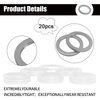 15PCS M18 Crush Aluminum Oil Drain Plug Gasket Washers Compatible with Ford Mazda Porsche Volvo 90012310630 977751