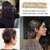 240PCS Silver Bobby Pins Silver Hair Pins for Women Girls Grey Hair Bobby Pins for Styling with Box, 2.2 Inch/5.5cm