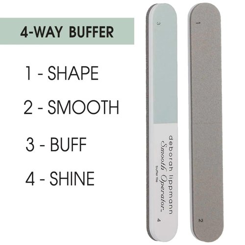 Deborah Lippmann Smooth Operator Nail Buffer File | 4-Way High Gloss Nail Buffer