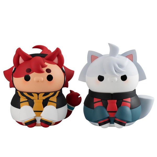 Megahouse - Nyanto! The Big Series Cat - Suletta & Miorine Set (with Gift), Mega Cat Project Collectible Figure