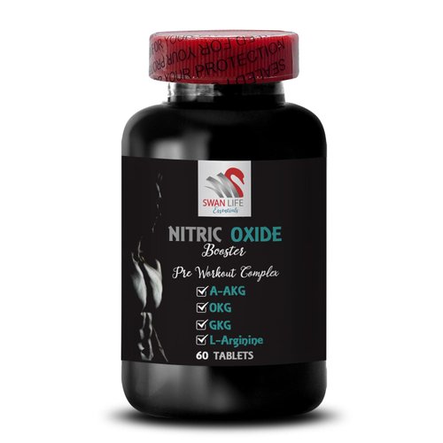 Nitric oxide - NITRIC OXIDE BOOSTER - exercise support, fitness blend, energy booster, workout recovery, pump formula, performance blend, stamina formula, power mix, activity focus 1 Bottle 60 Tablets