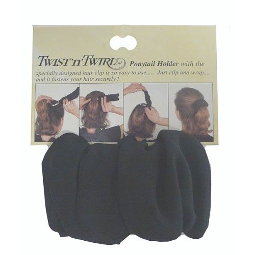 Twist 'n' Twirl Hair Tie for Ponytail #79471black
