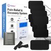 iReliev TENS + EMS Combination Unit Muscle Stimulator for Pain Relief, Arthritis, Muscle Strength - Treats Tired, Sore Muscles in Your Shoulders, Back, Ab's, Legs, Knee's, More