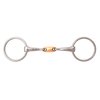Korsteel JP Stainless Steel Copper Oval Link Loose Ring Snaffle Bit, 5"