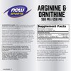 NOW Foods Sports Nutrition, Arginine & Ornithine 500/250 mg, Amino Acids, 250 Veg Capsules