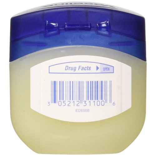 Vaseline 100% Pure Petroleum Jelly Original Skin Protectant, 1.75 OZ Travel Size (Pack of 3)