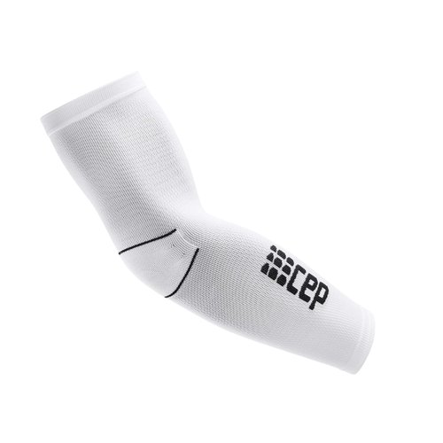 Arm Sleeves, White/Black, Unisex, III Long