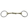 Professional Equine Loose Ring Snaffle PINCHLESS Lozenge Dog Bone SS Brass 5-1/2" Horse BIT 35558C