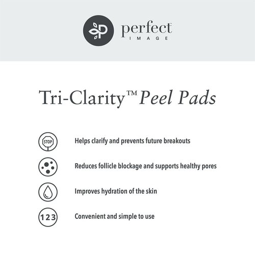 TRI-Clarity Peel Pads 10%, Enhanced with Salicylic Acid, Mandelic Acid, Tea Tree Oil, Green Tea Extract, For Daily Use - Perfect Image