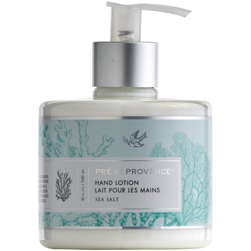 Pre de Provence Collection Shea Butter Enriched Silky Smooth Emollient Hand Lotion, Sea Salt, 11 Fl Oz