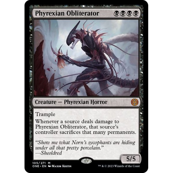 Magic: the Gathering - Phyrexian Obliterator (105) - Foil - Phyrexia: All Will Be One