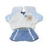 niannyyhouse 10cm 20cm Plush Doll Clothes T-Shirt Pants Soft Stuffed Plush Toy Dress Up Accessories (Blue, 10cm)