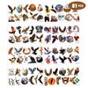81PCS Eagle Tattoo Temporary Tattoos Eagles Theme Birthday Party Decorations Supplies Favors American Eagle Tattoos Stickers Cute Gifts for Kids Boys Girls Prizes Rewards