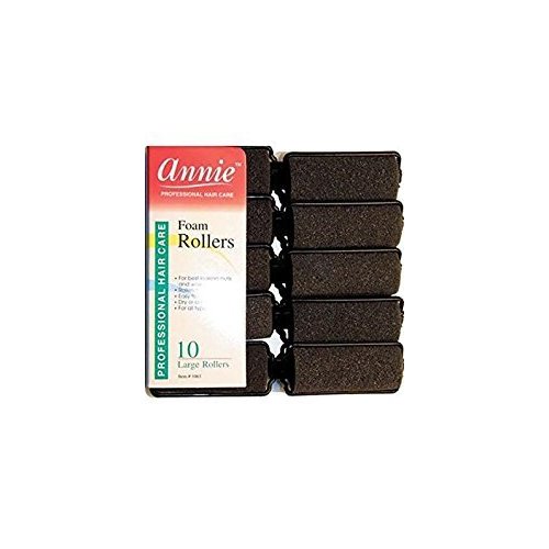 Annie 1065 Foam Roller Black - 6 Ct.