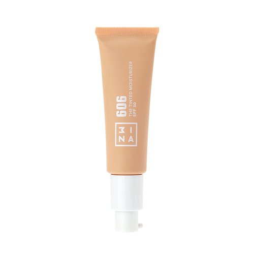 3INA 606 Tinted Moisturizer for Face with SPF 30 - Ultra Light Pink - BB Cream with Light to Medium Coverage - Hyaluronic Acid Moisturizer for All Skin Tones - Vegan, Cruelty and Paraben Free - 1 oz