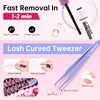 URNNE DIY Eyelash Extension Kit, 30D 40D Lash Clusters Kit, 320pcs Individual Eyelash Clusters with Bond and Seal Lash Glue, Lash Remover, Tweezers for Beginners At Home 9-16mm MIX