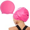 Aouloves Extra Large Long Hair Swim Cap for Braids and Dreadlocks Extensions Weaves Long Hair, Swimming Cap for Adult Youth to Keep Hair Dry, Easy to Put On and Off