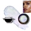 Glitter Highlighter Chameleon Palette, Face Multichrome Eyeshadow Highlighter Makeup, Holographic Sparkle Highlighting Illuminator Powder, Silky Creamy Shimmer Eye Shadow