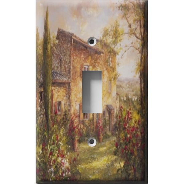 SnazzySwitch Tuscan Home Decorative Light Switch Cover - Single Toggle Wall Plate