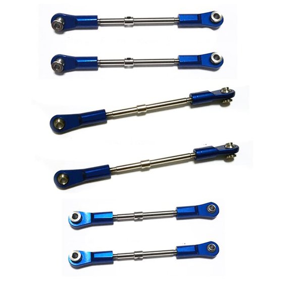 fyfracing Rc Car Parts Compatible with 1:10 Brushless Thunder Truck Aluminum Upper Arms