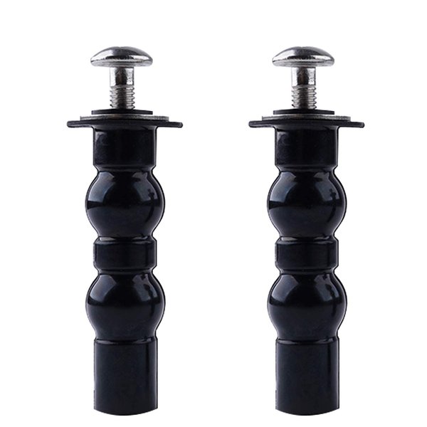 Toilet Seat Hinge Screw Compatible with TOTO Toilet, Expanding Rubber Bolt Top Nuts Set for Top Mount Toilet Seat Tightening Kit Replacement,Toilet Seat Blind Hole Fixing Kit for TOTO Toilets,2 Pack