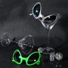 Bencailor 12 Pack Halloween Alien Glasses with Lenses Novelty Funny Glasses Alien Costume Accessories for Halloween Cosplay (Bright Colors)