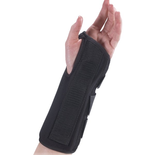 Bilt-Rite Mastex Health 8 Inch Premium Spica Right Wrist Brace, Black, Medium
