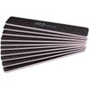 10pcs - PANA Jumbo Double-Sided Emery Nail File for Manicure, Pedicure, Natural, and Acrylic Nails - Black (Grit 60/60)