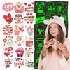 EMOME 204 PCS Individually Wrapped Luminous Valentine's Day Temporary Tattoo Kids, Glow Kiss Heart Tattoos Temporary for Women Kids, Valentine's Day Accessories Decorations Gifts Party Favors Supplies