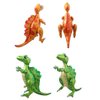 Self standing Dinosaur Tyrannosaurus Animal Balloons for Birthday Party Baby Shower Decoration Kit Inflatable Party Supplies Decorations Gift Kids and Adults (3D Spinosaurus Green)