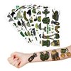 Camo Army Temporary Tattoos - Memorial Day 80PCS Military Camouflage, Veterans Day Themed Stickers for Kids Birthday Party Supplies, Decorations, Favors and Prizes - Cute Gifts for Boys and Girls