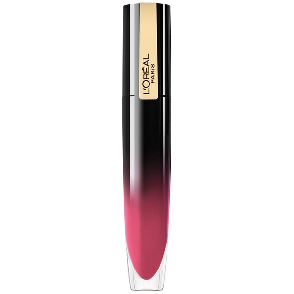 L'Oreal Paris Brilliant Signature Shiny Lip Stain Lipstick, Be Cheerful 0.21 Fl Oz.