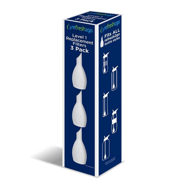 Refresh2go refresh2go Filter Replacements (3-Pack)