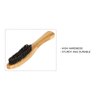 Beard Styling Brush, Strong Toughness Beard Brush Portable Ergonomic Curved Design for Beard and Mustache for Straightens and Promotes Beard Growth