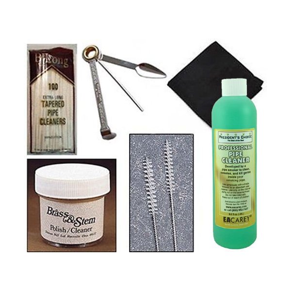 Pipe Cleaning Kit w/Pipe Cleaners, Tool, Shank Brushes - 2508