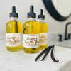Bluebyrd Soap Co. Orange Vanilla Body Oil | Non-Greasy & Fast Absorbing | Anti-Aging, Hydrates Dry Skin | Lightweight Oil for Feet, Hair, Cuticles | Organic Shea, Jojoba, Coconut Oil, 4oz (Vanilla)