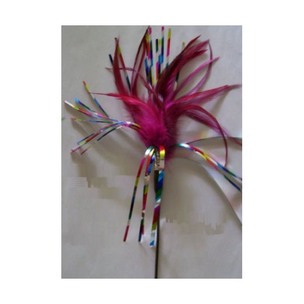 Go Cat Long Sparkling Kitty Duster: 36" Cat Toy Teaser From the Maker of Da Bird