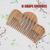 Moreinday Wooden Comb Wood Hair Comb Detangler Sandalwood Comb Small Pocket Comb for Women Men