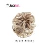 JuvaBun Claw Clip Messy bun - Beach Blonde| Hair Pieces for Women | Wavy Curly Hair Bun Clip in Claw Chignon Hairpieces | Hair bun extension Everyday Wear | Synthetic Hair Bun Scrunchie | Beach Blonde