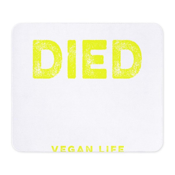 CafePress Vegan Life Vegetatian Veganism Animal R Non-Slip Rubber Gaming Mousepad