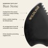 WILDLING Empress Stone Gua Sha Facial Tool I Facial Massage Tool to Lift, Plump, Tone + Sculpt I Patented Design Crafted with 100% Authentic Bian Stone