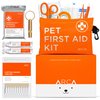 ARCA PET Dog First Aid Kit - Pet Emergency Kit Dog Travel kit for - Water Resistant High Visibility Reflective First Aid Pouch Dog Camping Essentials for Pets for Hiking, Backpacking, Sports, Hunting