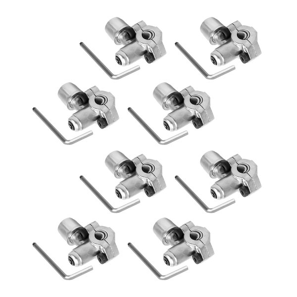TIKSCIENCE 8 Pack BPV-31 Bullet Piercing Valve Refrigerator Tap Valve Kits for 1/4", 5/16", 3/8" Outside Diameter Pipes, Replace AP4502525, BPV31D, GPV14, GPV31, GPV38, GPV56, MPV31